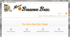 Desktop Screenshot of moesbagel.com